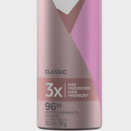 Desodorante Aerosol Rexona Clinical Classic 91g