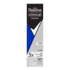 Desodorante Aerosol Rexona Clinical Masculino 91g