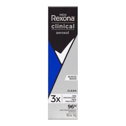 Desodorante Aerosol Rexona Clinical Masculino 91g