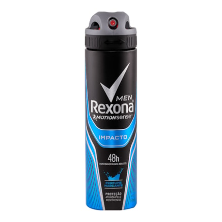 Desodorante Aerosol Rexona Masculino Impacto 48h 90g