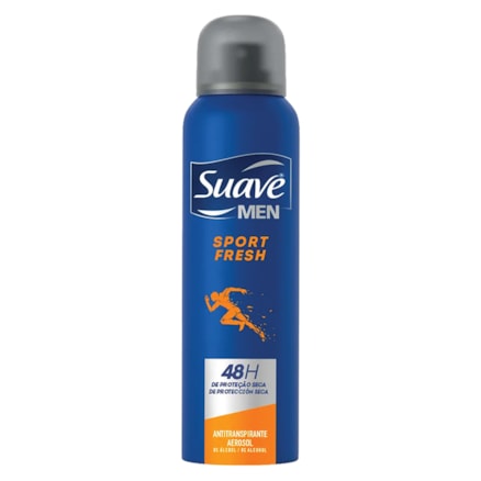 Desodorante Aerosol Suave Masculino Sport Fresh 48h 87g