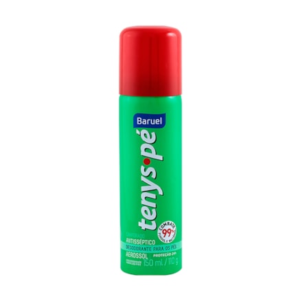 Desodorante Aerosol Tenys Pé Canforado Anti Séptico 150ml