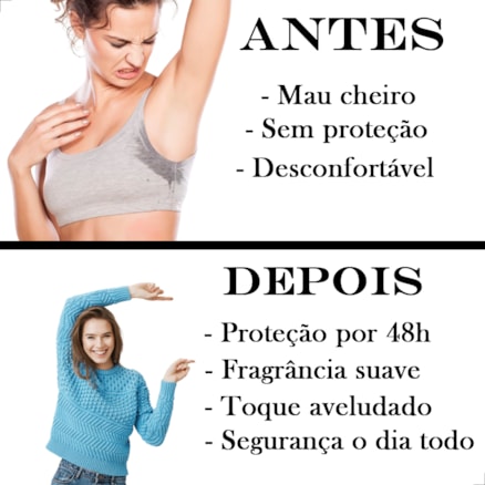 Desodorante Creme Antiperspirante Herbíssimo Talco Proteção Duradoura 48H 55g