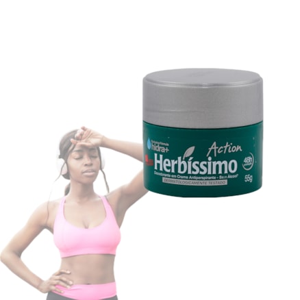 Desodorante Creme Herbíssimo Action 55g