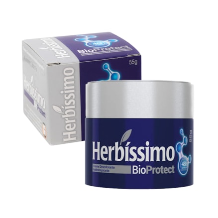 Desodorante Creme Herbíssimo Bio Protect Cedro 48h 55g