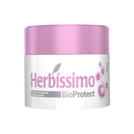 Desodorante Creme Herbíssimo Bio Protect Hibisco 48h 55g