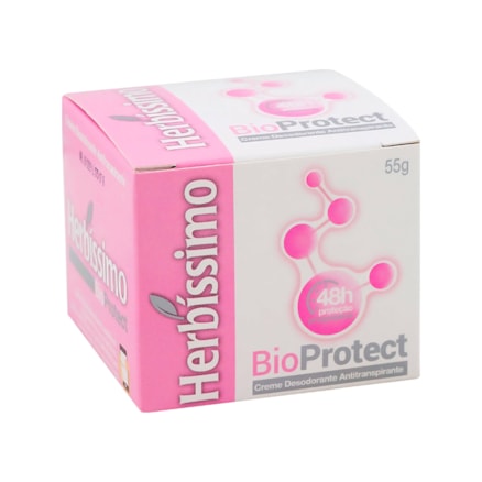 Desodorante Creme Herbíssimo Bio Protect Hibisco 48h 55g