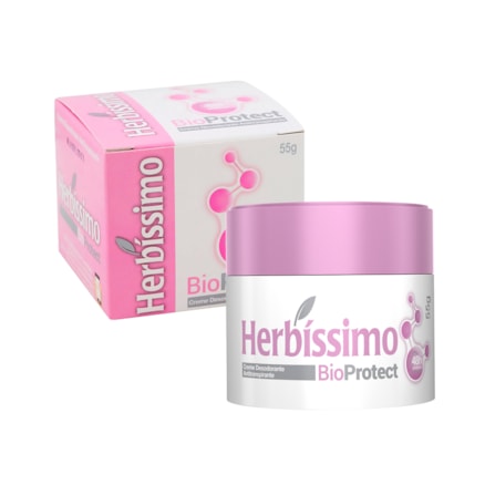 Desodorante Creme Herbíssimo Bio Protect Hibisco 48h 55g