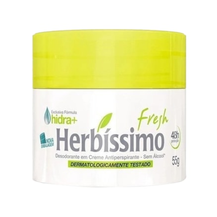 Desodorante Creme Herbíssimo Fresh 55g