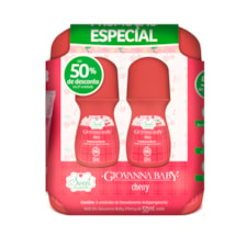 Desodorante Giovana Baby Roll-on Cherry 48h 50ml 2 Und