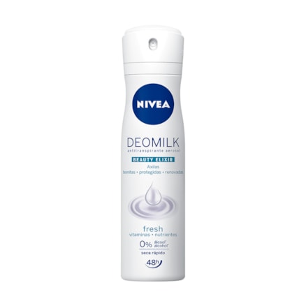 Desodorante Nivea Deomilk Beauty Elixir Fresh Feminino 150ml