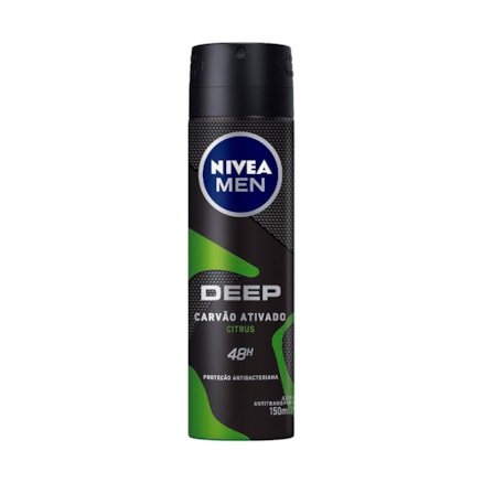 Desodorante Nivea Men Deep Carvão Ativado Citrus 150ml