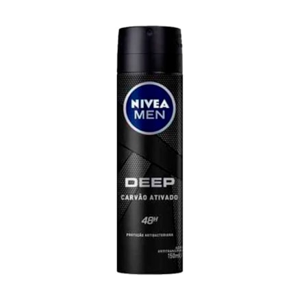 Desodorante Nivea Men Deep Carvão Ativado Original 150ml