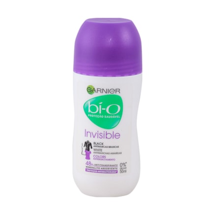 Desodorante Roll On Garnier Bi-o Invisible Feminino 50ml