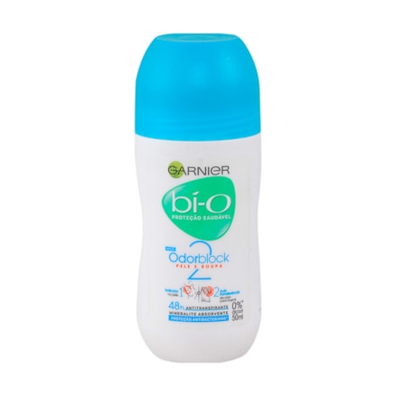 Desodorante Roll On Garnier Bi-o Odor Block Feminino 50ml