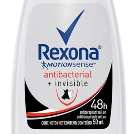 Desodorante Rollon Rexona Feminino 48h Invisible 50ml