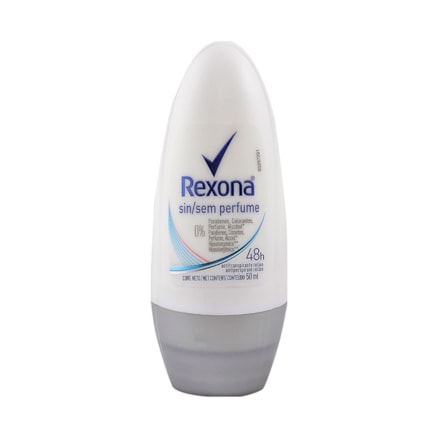 Desodorante Rollon Rexona Feminino 48h Sem Perfume 50ml