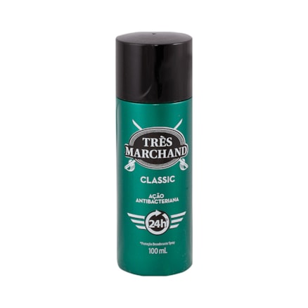 Desodorante Spray Três Marchand Classic 100ml