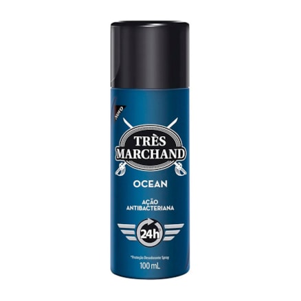 Desodorante Spray Três Marchand Ocean 100ml