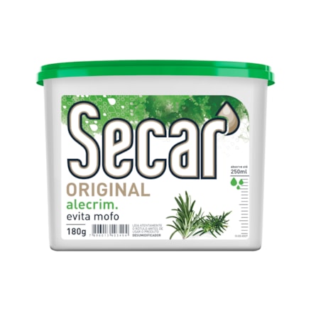 Desumidificador Secar Original Alecrim Anti Mofo 180g