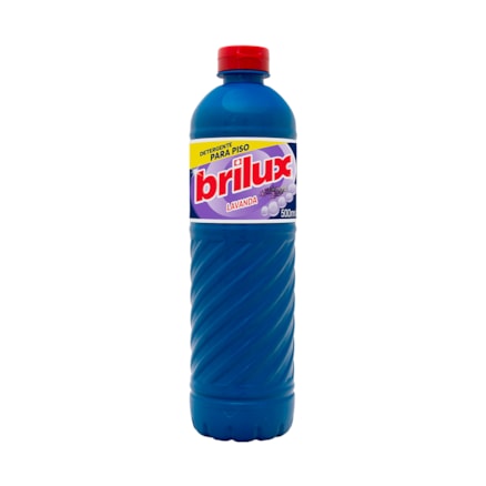 Detergente Brilux Pisos Lavanda Limpeza Eficiente 500ml