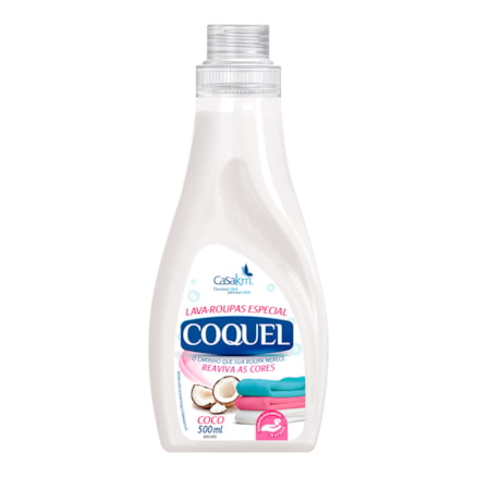 Detergente Coquel Líquido Coco 500ml