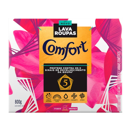 Detergente Em Pó Comfort Fiber Protect 800g