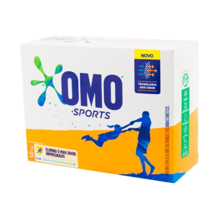 Detergente Em Pó Sports Tecnologia Anti Odor 1,6kg