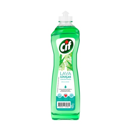 Detergente Lava Louças Cif Erva Doce Concentrado 420ml