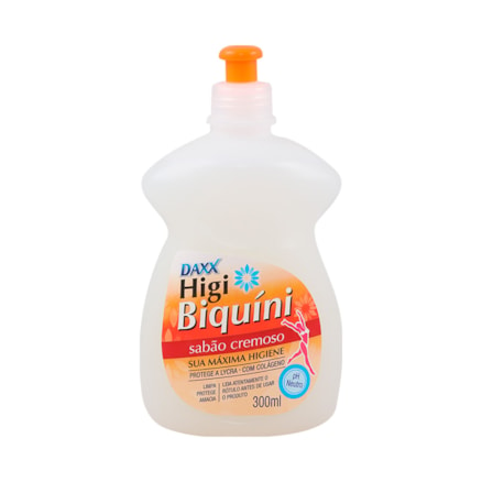 Detergente Líquido Higi Biquiní Sabão Cremoso Higiene 300ml