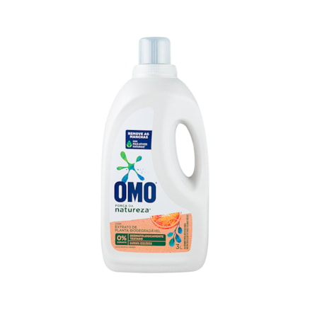 Detergente Líquido Omo Força Natureza Biodegradável 3l