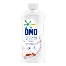 Detergente Líquido Omo Roupas Finas Delicadas Coco 450ml