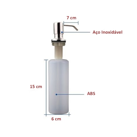 Dispenser Inox C/ Abs