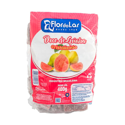 Doce De Goiaba Flordolar Cristalizado 400g