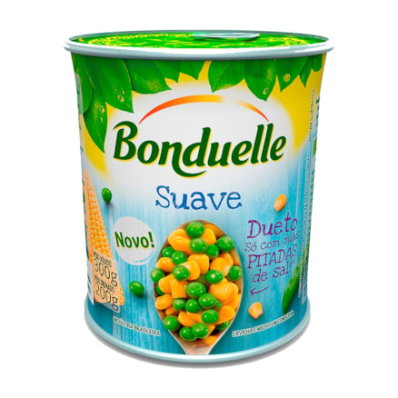 Dueto Bonduelle Milho Ervilha Suave Pitadas Sal 200g