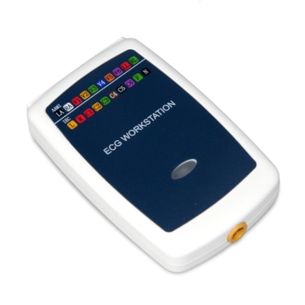 Eletrocardiograma Eletrocardiografo Portátil Ecg Contec 8000g Com Software