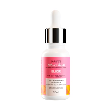Elixir Be Aurora Rosa Mosqueta com Ácido Hialurônico Hidratação Profunda + Colágeno 30ml