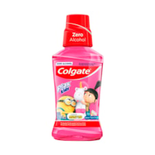 Enxaguante Bucal Colgate Plax Kids Zero Álcool Tutti Frutti Minions 250ml