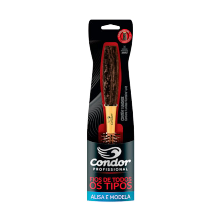 Escova De Cabelo Condor Comfort Mista Pequena Ref 7006