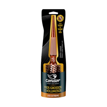 Escova De Cabelo Condor Life Profissional Macia Ref 7113