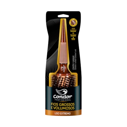 Escova De Cabelo Condor Life Profissional Macia Ref 7115