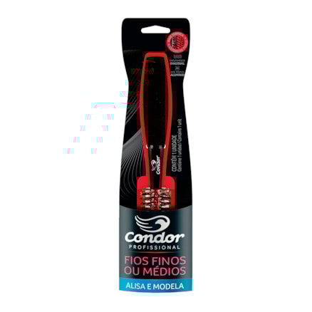 Escova De Cabelo Condor Modelo Color Care Pequena Ref 7406