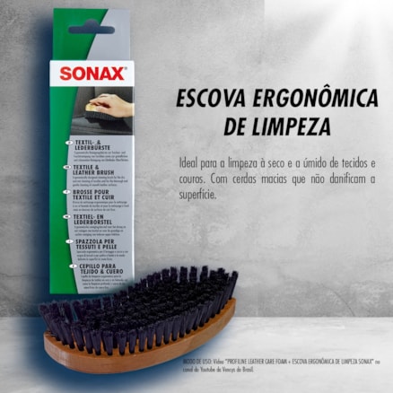 Escova De Limpeza Ergonomica Sonax 1un