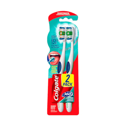 Escova Dental Colgate Cerdas Macias Leve 2 Pague 1