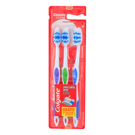 Escova Dental Colgate Classic Leve 3 Pague 2 Média