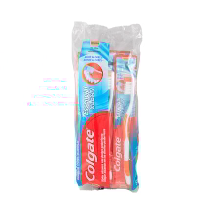 Escova Dental Colgate Essencial Clean Macia 6 Und