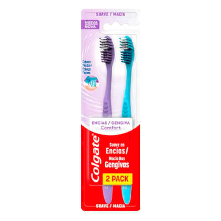 Escova Dental Colgate Macia Gengiva Comfort 2 Und