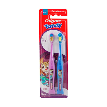 Escova Dental Colgate Tandy Macia 5+ Anos Leve 2 Pague 1