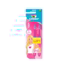 Escova Dental Condor Barbie Júnior Leve 2 Pague 1