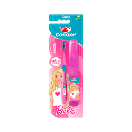 Escova Dental Condor Barbie Júnior Suave 6+ Anos